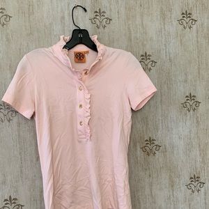 Tory Burch ruffle polo